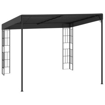 Wall-mounted Gazebo 3x3 m Anthracite Fabric