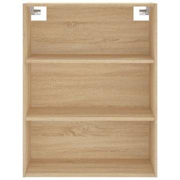 Highboard Sonoma Oak 69.5x34x180 cm Engineered Wood