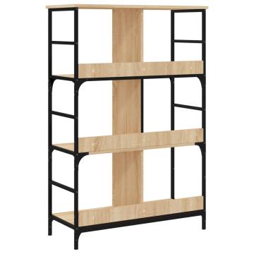 Bookshelf Sonoma Oak 78.5x33x117.5 cm Engineered Wood