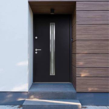 Front Door Anthracite 110x207.5 cm Aluminium