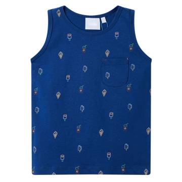 Kids' Tank Top Dark Blue 128