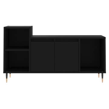 TV Cabinet Black 100x35x55 cm Engineered Wood