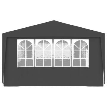 Professional Party Tent with Side Walls 4x9 m Anthracite 90 g/m?