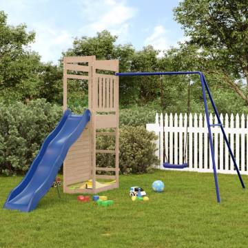 Outdoor Playset Solid Wood Pine