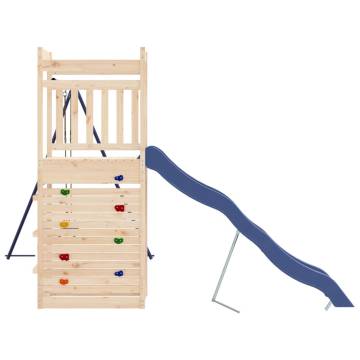 Outdoor Playset Solid Wood Pine