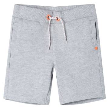 Kids' Shorts with Drawstring Grey 116