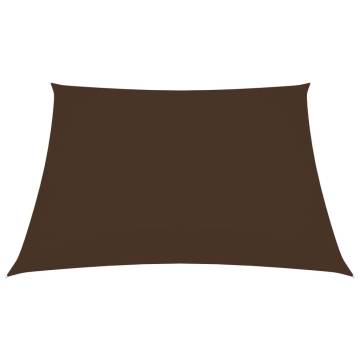 Sunshade Sail Oxford Fabric Square 2x2 m Brown