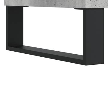 TV Cabinet Concrete Grey 100x35x55 cm Engineered Wood