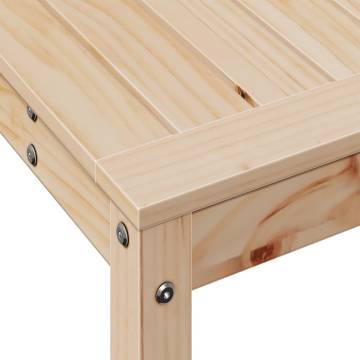 Potting Table with Shelf 82.5x35x75 cm Solid Wood Pine