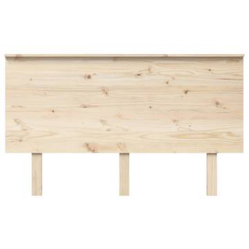 Bed Headboard 139x6x82.5 cm Solid Wood Pine