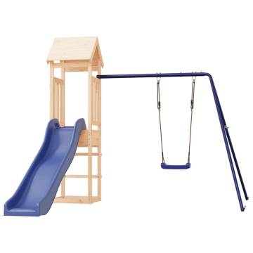 Outdoor Playset Solid Wood Pine