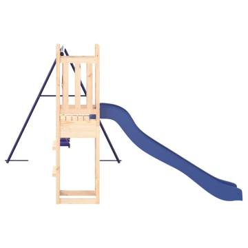 Outdoor Playset Solid Wood Pine