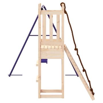 Outdoor Playset Solid Wood Pine