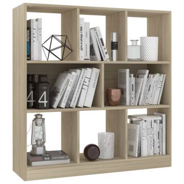 Book Cabinet Sonoma Oak 97.5x29.5x100 cm Engineered Wood