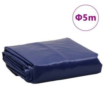 Tarpaulin Blue Ø 5 m 650 g/m²