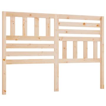 Bed Headboard 146x4x100 cm Solid Wood Pine