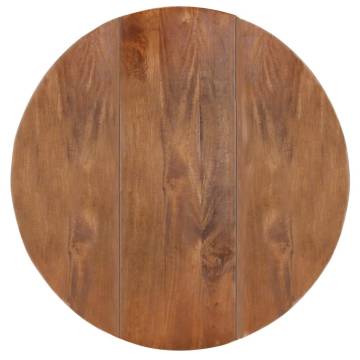 Dining Table Round 110x76 cm Solid Mango Wood