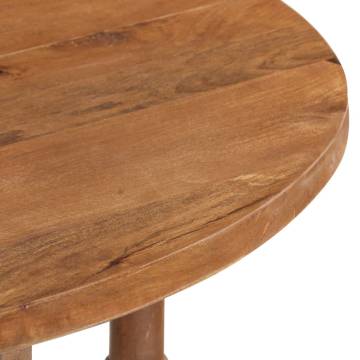 Dining Table Round 110x76 cm Solid Mango Wood