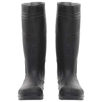 Rain Boots Black Size 38 PVC