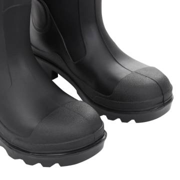 Rain Boots Black Size 38 PVC