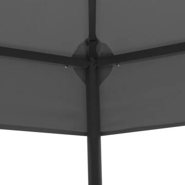 Garden Gazebo 323x275x265 cm Anthracite