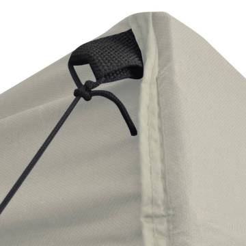 Foldable Tent 3x3 m with 4 Walls Cream