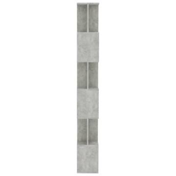 Book Cabinet/Room Divider Concrete Grey 80x24x192 cm Engineered Wood