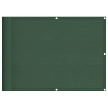 Balcony Screen Dark Green 75x800 cm 100% Polyester Oxford