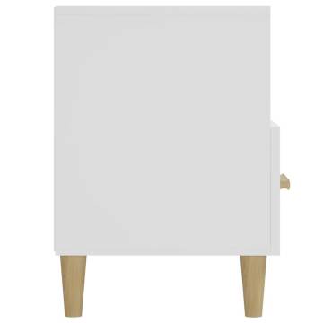 TV Cabinet High Gloss White 102x36x50 cm Engineered Wood