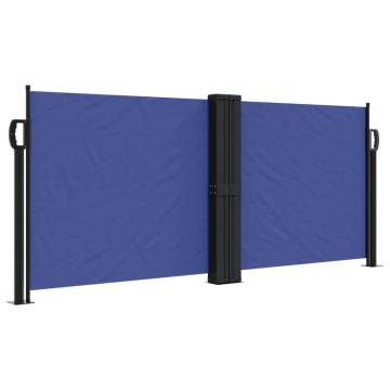 Retractable Side Awning Blue 100x1000 cm