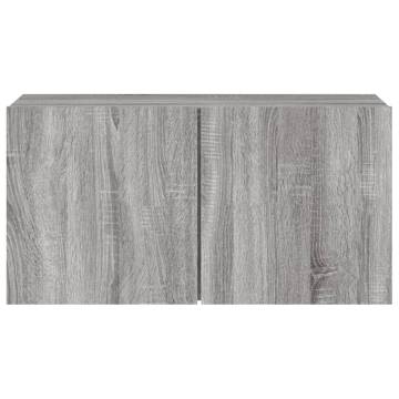 TV Cabinet Wall-mounted Grey Sonoma 80x30x41 cm