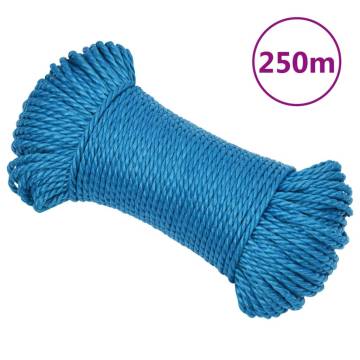 Work Rope Blue 6 mm 250 m Polypropylene