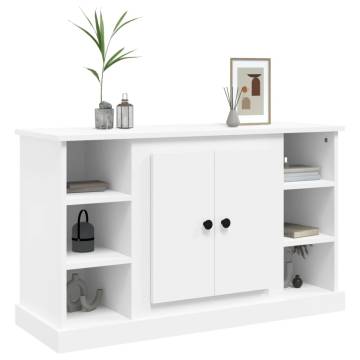 Sideboard White 100x35.5x60 cm Engineered Wood