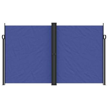 Retractable Side Awning Blue 200x600 cm