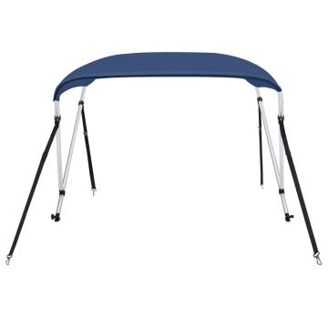 2 Bow Bimini Top Navy Blue 150x120x110 cm