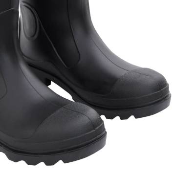 Rain Boots Black Size 42 PVC