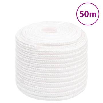 Boat Rope Full White 16 mm 50 m Polypropylene