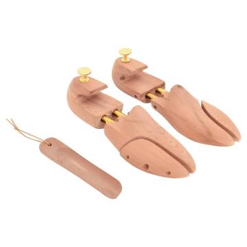 Shoe Stretcher with Shoe Horn EU 36-37 Solid Wood Cedar