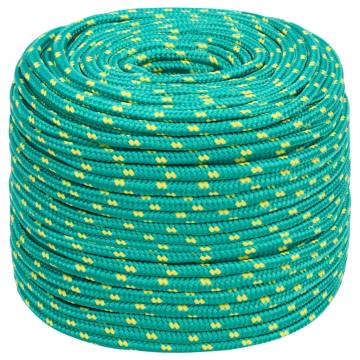 Boat Rope Green 10 mm 25 m Polypropylene