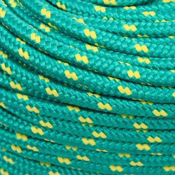 Boat Rope Green 10 mm 25 m Polypropylene