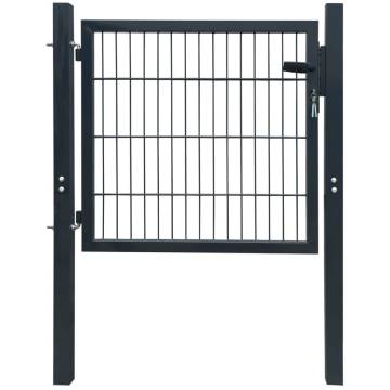 Fence Gate Steel Anthracite 105x150 cm