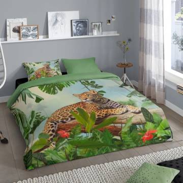 Good Morning Duvet Cover JUNGLE 200x200/220 cm Multicolour