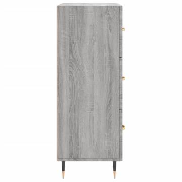 Sideboard Grey Sonoma 69.5x34x90 cm Engineered Wood