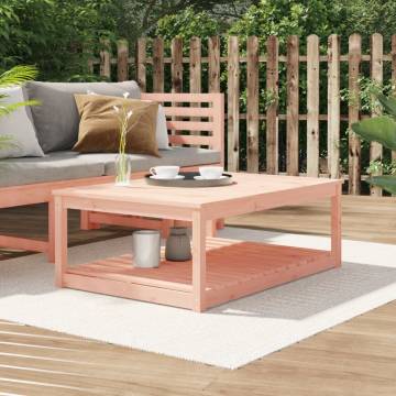 Garden Table 121x82.5x45 cm Solid Wood Douglas