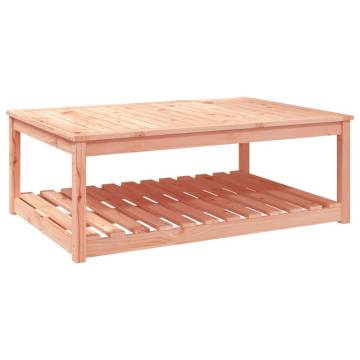 Garden Table 121x82.5x45 cm Solid Wood Douglas