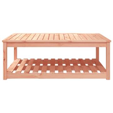 Garden Table 121x82.5x45 cm Solid Wood Douglas