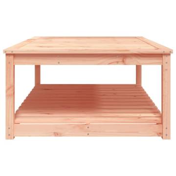 Garden Table 121x82.5x45 cm Solid Wood Douglas