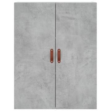 Wall Mounted Cabinet Concrete Grey 69.5x34x90 cm