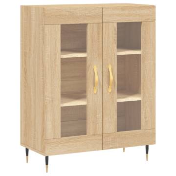 Highboard Sonoma Oak 69.5x34x180 cm Engineered Wood