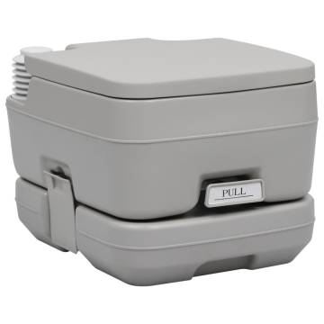 Portable Camping Toilet Grey 10+10 L